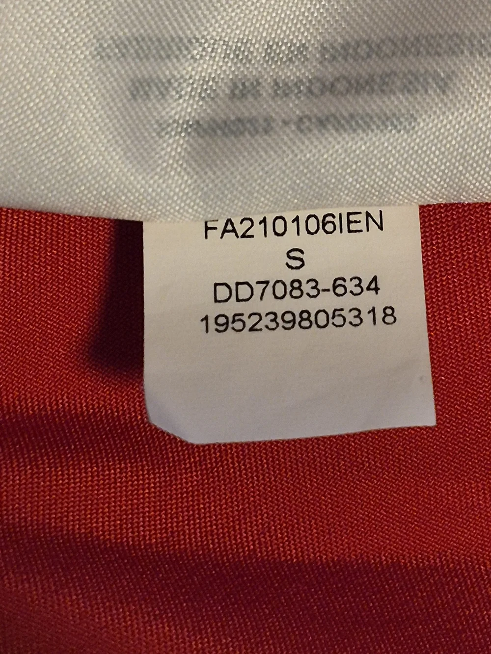 Jordan Red Zip Jacket with Jumpman Logo